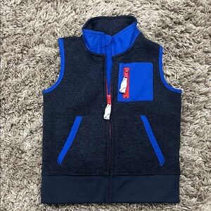 Crewcuts Blue and Black Kids Vest